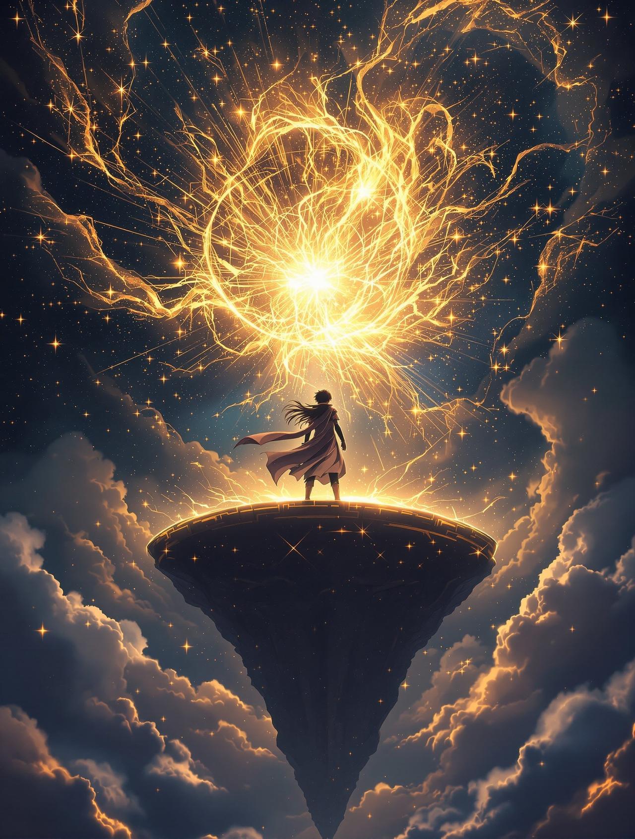 动漫社当红热播番剧《星穹纪元：破晓之战》封面